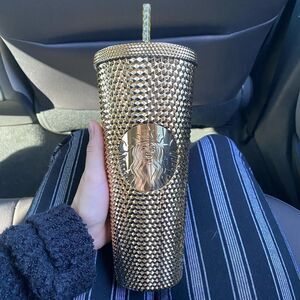 Starbucks Holiday Gold Studded Cup